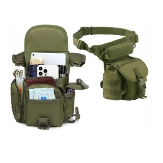 Αδιάβροχο Στρατιωτικό Τσαντάκι Μηρού/Μέσης Χρώματος Πράσινο Verk Gr... Αδιάβροχο Στρατιωτικό Τσαντάκι Μηρού/Μέσης Χρώματος Πράσινο Verk Gr...