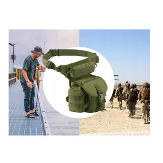 Αδιάβροχο Στρατιωτικό Τσαντάκι Μηρού/Μέσης Χρώματος Πράσινο Verk Gr... Αδιάβροχο Στρατιωτικό Τσαντάκι Μηρού/Μέσης Χρώματος Πράσινο Verk Gr...