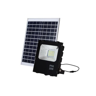 Αδιάβροχος LED Προβολέας με Φωτοβολταϊκό Πάνελ και Τηλεχειριστήριο ...