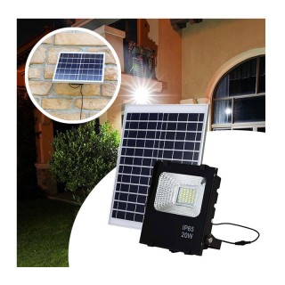 Αδιάβροχος LED Προβολέας με Φωτοβολταϊκό Πάνελ και Τηλεχειριστήριο ... Αδιάβροχος LED Προβολέας με Φωτοβολταϊκό Πάνελ και Τηλεχειριστήριο ...