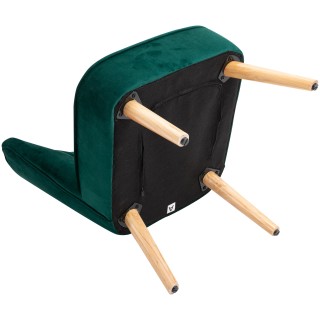 Πολυθρόνα Homcom Nordic Style με εργονομικό σχεδιασμό σε ξύλο και π... Πολυθρόνα Homcom Nordic Style με εργονομικό σχεδιασμό σε ξύλο και π...