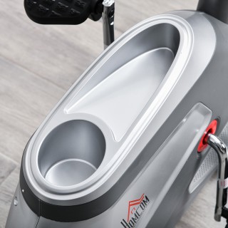 HOMCOM Οριζόντιο ποδήλατο γυμναστικής με ρυθμιζόμενη πλάτη και κάθι...