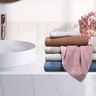 DAS HOME Σετ Πετσέτες 3τεμαχίων Best 0654 Τερακότα 530708180654 DAS HOME Σετ Πετσέτες 3τεμαχίων Best 0654 Τερακότα 530708180654