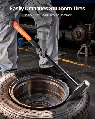 VEVOR Σφήνα Διάρρηξης Ελαστικών, Βαρύ Σφυρί Ξεμονταρίσματος με Χειρ...