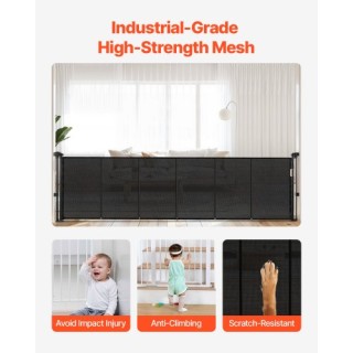 VEVOR Μαύρη Αναδιπλούμενη Πύλη Ασφαλείας για Παιδιά και Κατοικίδια ... VEVOR Μαύρη Αναδιπλούμενη Πύλη Ασφαλείας για Παιδιά και Κατοικίδια ...