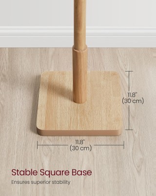 Κρεμάστρα Δαπέδου από Ξύλο Καουτσουκόδεντρου με Ρυθμιζόμενο Ύψος 30... Κρεμάστρα Δαπέδου από Ξύλο Καουτσουκόδεντρου με Ρυθμιζόμενο Ύψος 30...