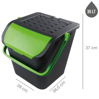 ECOPLAST Σετ 3 Κάδοι Ανακύκλωσης Απορριμμάτων 35 Λίτρων 02834223 ECOPLAST Σετ 3 Κάδοι Ανακύκλωσης Απορριμμάτων 35 Λίτρων 02834223