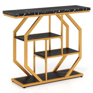 Costway Μοντέρνο τραπέζι κονσόλα εισόδου 100 εκ. με 4 επίπεδα, ράφι... Costway Μοντέρνο τραπέζι κονσόλα εισόδου 100 εκ. με 4 επίπεδα, ράφι...