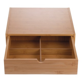 Galileo Θήκη για κάψουλες καφέ από μπαμπού και MDF ξύλο SChef για μ...