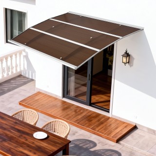 VEVOR Στέγαστρο Εισόδου 39x59, Πολυκαρβονικό Κουβούκλιο με Μεταλλικ... VEVOR Στέγαστρο Εισόδου 39x59, Πολυκαρβονικό Κουβούκλιο με Μεταλλικ...