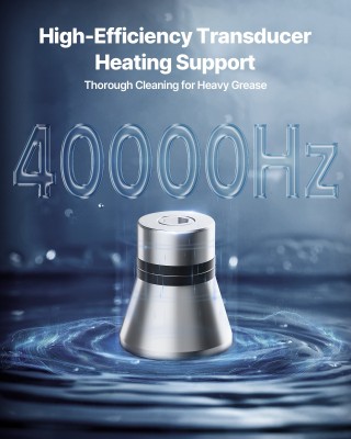 VEVOR Επαγγελματικός Υπερηχητικός Καθαριστής 30L με Κουμπί Ελέγχου ...