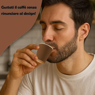 Shally Dogan 2000 Μονόχρηστα Ποτηράκια Καφέ, Καφέ Διακόσμηση, 75ml ...