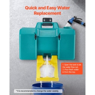 VEVOR Φορητός Σταθμός Έκπλυσης Ματιών 8 Γαλονιών εγκεκριμένος από O...