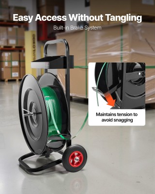 VEVOR Καροτσάκι Σφράγισης Ανθεκτικό, Κατάλληλο για Πυρήνα 20.3/40.6... VEVOR Καροτσάκι Σφράγισης Ανθεκτικό, Κατάλληλο για Πυρήνα 20.3/40.6...