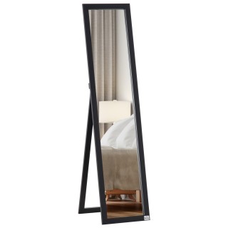 Καθρέφτης δαπέδου και τοίχου HOMCOM με πτυσσόμενη στήριξη και πλαίσ...