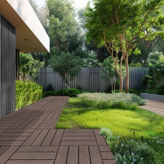 VEVOR Πλαστικά Ξύλινα Πλακίδια Δαπέδου 10τμχ 12x12 Αδιάβροχα για Β... VEVOR Πλαστικά Ξύλινα Πλακίδια Δαπέδου 10τμχ 12x12 Αδιάβροχα για Β...