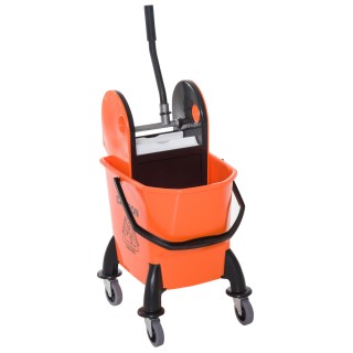 Homcom Professional Cleaning Cart with αφαιρούμενο Wringer και ρόδε...