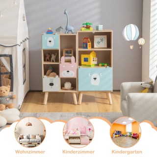 Costway Παιδική Ραφιέρα Αποθήκευσης με Σχέδιο Αρκουδάκι και Συρτάρ... Costway Παιδική Ραφιέρα Αποθήκευσης με Σχέδιο Αρκουδάκι και Συρτάρ...