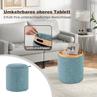 Costway Σετ 2 Στρογγυλά Σκαμπό με Αποθηκευτικό Χώρο & Αναστρέψιμο ... Costway Σετ 2 Στρογγυλά Σκαμπό με Αποθηκευτικό Χώρο & Αναστρέψιμο ...