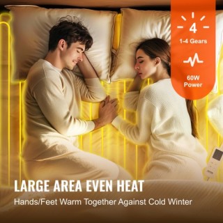 VEVOR  Ηλεκτρική Θερμαινόμενη Υποστρώματα 150 x 80 cm με Χρονοδιακό...