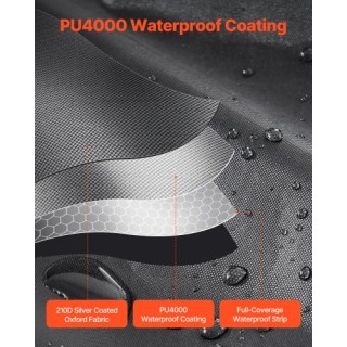 VEVOR Αδιάβροχη Σκηνή Αποθήκευσης Ποδηλάτων για 3 έως 4 Ποδήλατα HD...