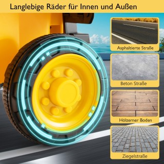 Costway Παιδικό Ηλεκτρικό Φορτηγό-Εκσκαφέας με Κινούμενη Καρότσα κ... Costway Παιδικό Ηλεκτρικό Φορτηγό-Εκσκαφέας με Κινούμενη Καρότσα κ...