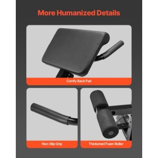 VEVOR Πτυσσόμενος Πάγκος Υπερέκτασης Γυμναστικής με Αντιολισθητικές... VEVOR Πτυσσόμενος Πάγκος Υπερέκτασης Γυμναστικής με Αντιολισθητικές...