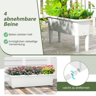 Costway Αυτοποτιζόμενες Υπερυψωμένες Γλάστρες Κήπου με Χωρητικότητ... Costway Αυτοποτιζόμενες Υπερυψωμένες Γλάστρες Κήπου με Χωρητικότητ...