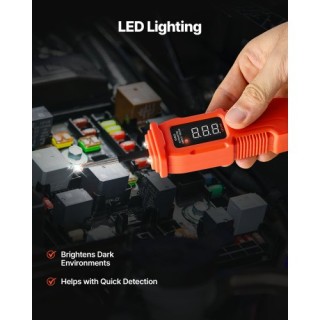 VEVOR Αυτοκινητιστικός Ελεγκτής Κυκλωμάτων, 3-72 DCV Δοκιμαστής Ισχ... VEVOR Αυτοκινητιστικός Ελεγκτής Κυκλωμάτων, 3-72 DCV Δοκιμαστής Ισχ...