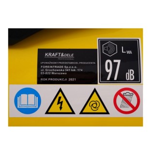 Αεροσυμπιεστής Χωρίς Λάδι 24 Lt 1.1 kW Kraft&Dele KD-1416
