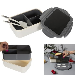 Φαγητοδοχείο Πλαστικό με Μαχαιροπίρουνα 250ml 20,5 x 6,5 x 12 cm - ... Φαγητοδοχείο Πλαστικό με Μαχαιροπίρουνα 250ml 20,5 x 6,5 x 12 cm - ...