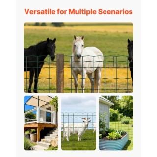 VEVOR Βαριά Καθηκόντος Γαλβανισμένο Συρματόπλεγμα, 1x20μ, 4x4 εκ, Π...