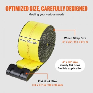 Ιμάντες VEVOR 4x30, 6000 lbs, 4τμχ PGJPDHS4INCH30WLXV0 Ιμάντες VEVOR 4x30, 6000 lbs, 4τμχ PGJPDHS4INCH30WLXV0