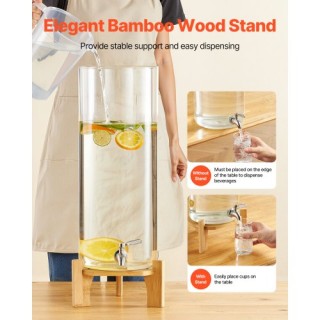 VEVOR Γυάλινος Διανεμητής Ποτών 13L με Βάση για Πάρτι YLFPQPGBLFPQK... VEVOR Γυάλινος Διανεμητής Ποτών 13L με Βάση για Πάρτι YLFPQPGBLFPQK...