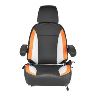 VEVOR Ρυθμιζόμενο Κάθισμα Κλαρκ & Τρακτέρ με Ζώνη Ασφαλείας & Προσκ...