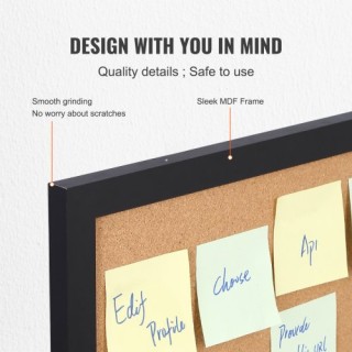 Πίνακας Ανακοινώσεων VEVOR, 24 x 18 ιντσών, Διπλής Όψης με Πλαίσιο ... Πίνακας Ανακοινώσεων VEVOR, 24 x 18 ιντσών, Διπλής Όψης με Πλαίσιο ...