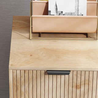 HOMCOM Κινητό κοντέινερ από ξύλο με 2 επίπεδα και ρυθμιζόμενο ράφι ... HOMCOM Κινητό κοντέινερ από ξύλο με 2 επίπεδα και ρυθμιζόμενο ράφι ...