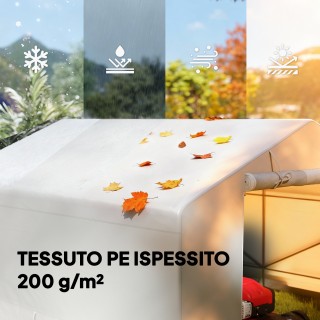 Outsunny Καμπάνα Κήπου και Σκηνή Γκαράζ 300 x 300 x 210 cm, Αδιάβρο... Outsunny Καμπάνα Κήπου και Σκηνή Γκαράζ 300 x 300 x 210 cm, Αδιάβρο...