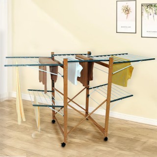 BAKAJI  Επεκτεινόμενη Απλώστρα Ρούχων Εξωτερικού Εσωτερικού Χώρου Π...