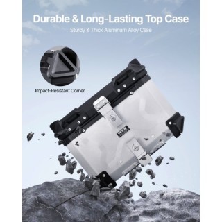 VEVOR Ανθεκτικό Αλουμινένιο Σακίδιο 45L με Δερμάτινη Επένδυση MTCJS... VEVOR Ανθεκτικό Αλουμινένιο Σακίδιο 45L με Δερμάτινη Επένδυση MTCJS...