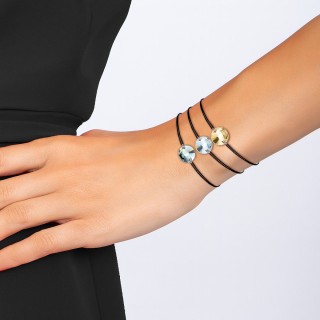 So Charm Σετ 3 Ελαστικά Βραχιόλια διακοσμημένα με Κρύσταλλα Swarovs...