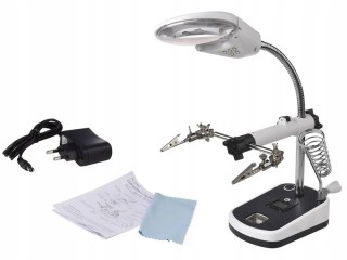 Verk Group Μεγεθυντικός Φακός με 10x Ζουμ και 5 LED για Συγκόλληση ...