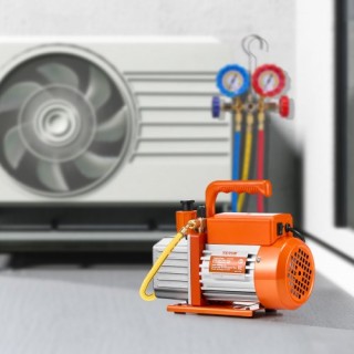 VEVOR Αντλία Κενού 4 CFM HVAC Μονοβάθμια Περιστροφική Αντλία Πτερυγ...