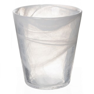 Villa DEste  Σετ 6τμχ Ποτήρι νερού κωνικό 250 ml από γυαλί με επιφά...