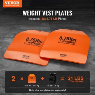 VEVOR Καμπύλες Πλάκες Γιλέκου 2x8.75 LB για Προπόνηση Δύναμης BXG... VEVOR Καμπύλες Πλάκες Γιλέκου 2x8.75 LB για Προπόνηση Δύναμης BXG...