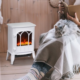 HOMCOM Ηλεκτρική Σόμπα Camino da Terra 1000W / 2000W με Ρυθμιζόμενο...