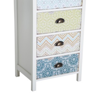 Συρταριέρα Homcom Vintage με 5 Συρτάρια Fantasy, 46x34x97,5 εκ. 831... Συρταριέρα Homcom Vintage με 5 Συρτάρια Fantasy, 46x34x97,5 εκ. 831...
