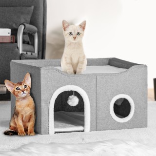 BAKAJI Σπίτι Γάτας Διπλής Εισόδου με Ονυχοδρόμιο 61x41x33.5 εκ. 028... BAKAJI Σπίτι Γάτας Διπλής Εισόδου με Ονυχοδρόμιο 61x41x33.5 εκ. 028...