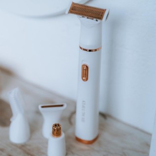 Επαναφορτιζόμενη Ξυριστική Μηχανή με 4 Επιχρυσωμένες Κεφαλές 24 Καρ...