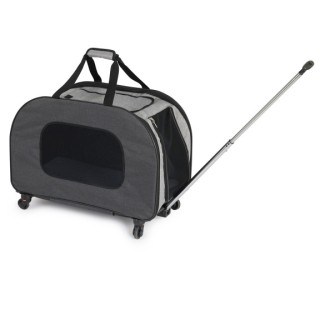 Τροχήλατη Τσάντα Μεταφοράς για Σκύλους 68 x 34 x 95 cm Γκρι 872060... Τροχήλατη Τσάντα Μεταφοράς για Σκύλους 68 x 34 x 95 cm Γκρι 872060...